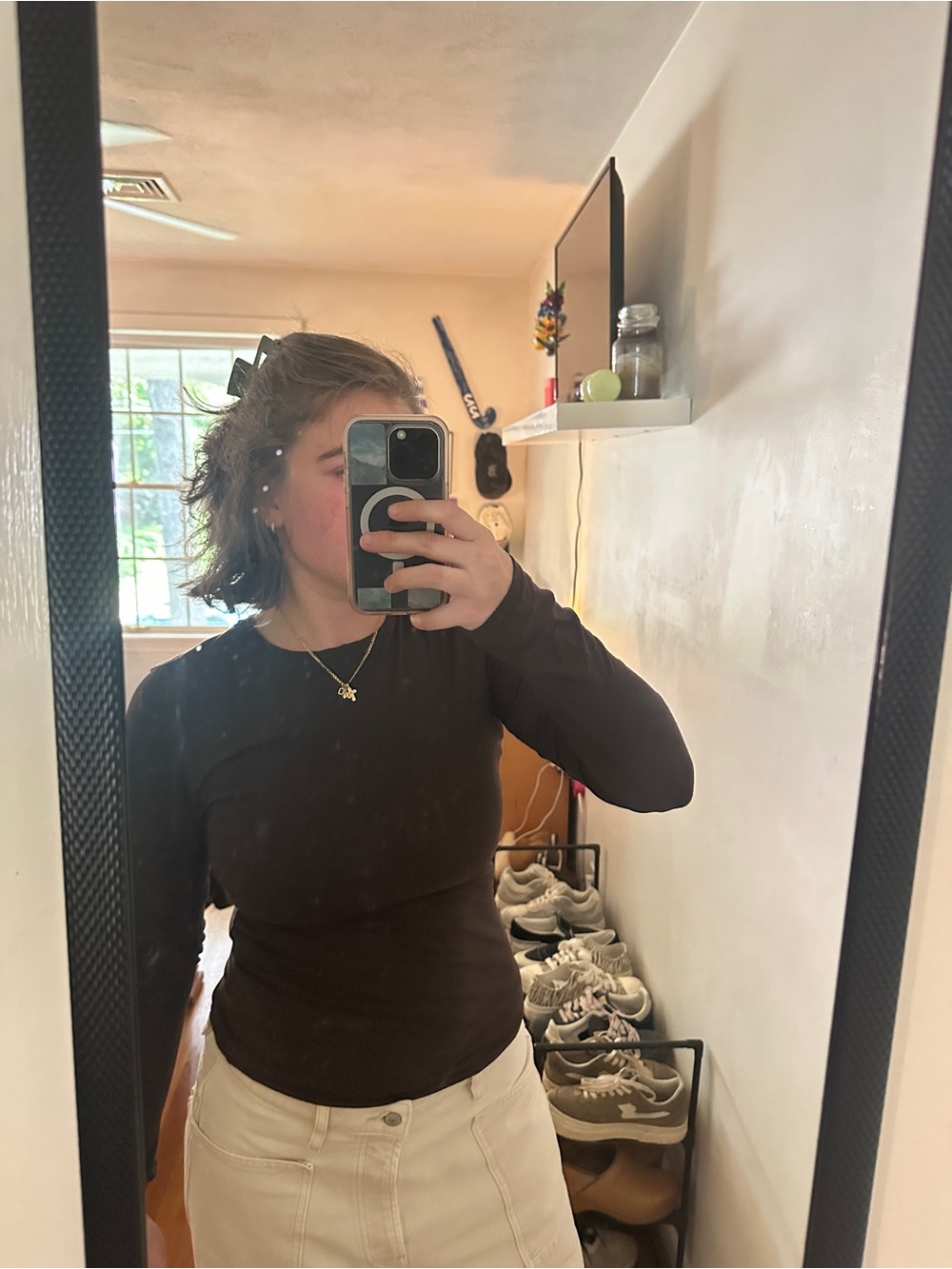 GAP Closeknit Long-Sleeve Brown